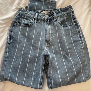 Pacsun Stripped Mom Jeans
